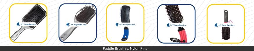 Paddle Brushes, Nylon Pins